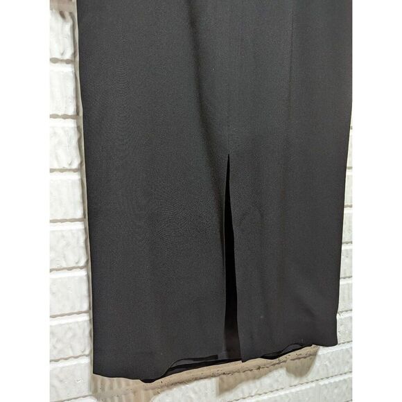 Sunny Choi Woman's Black 2 Piece Set Embellished Beaded Dress with Jacket 10 - Picture 8 of 9